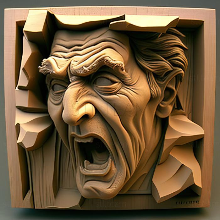 3D model Mark Costabi American artist (STL)